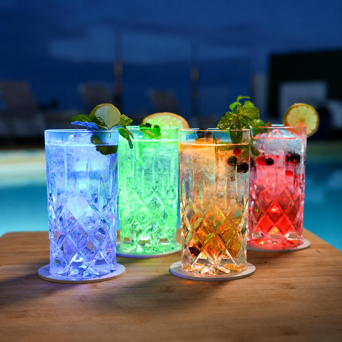 Premium Glow LED Coasters