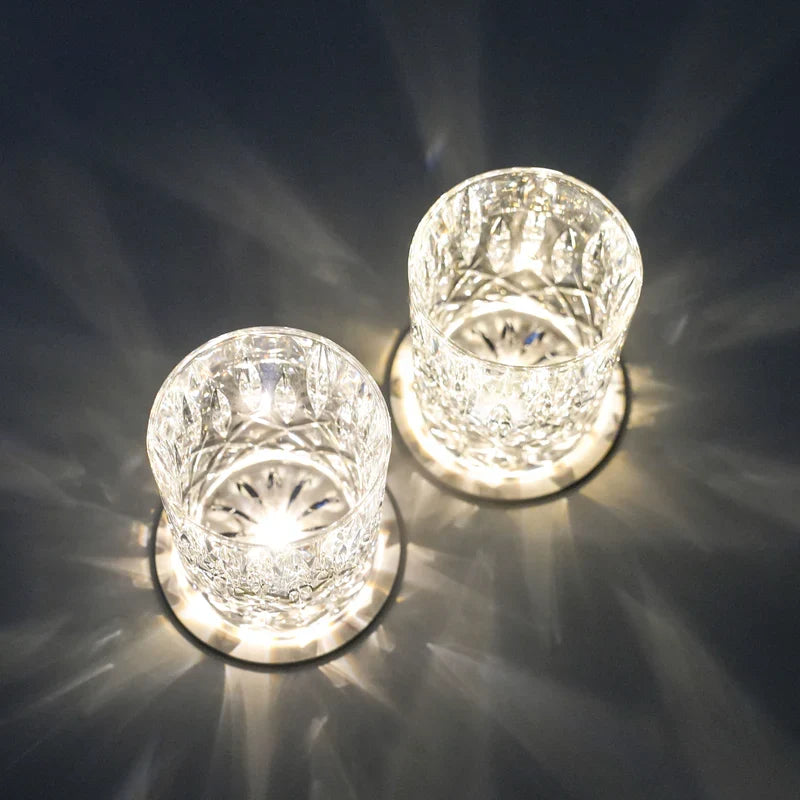 2 Premium Crystal Glasses