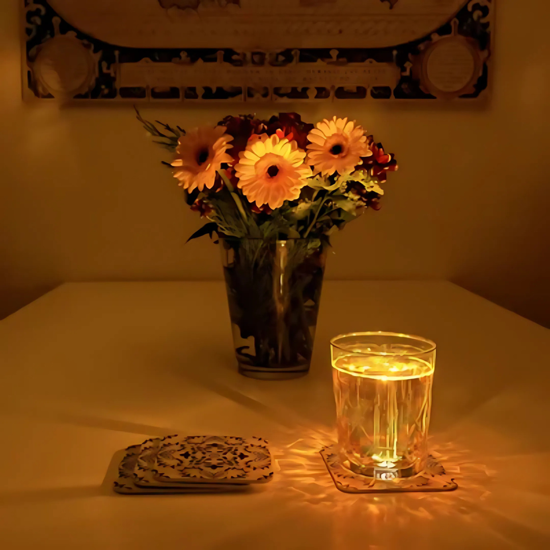 Premium Glow LED Coasters